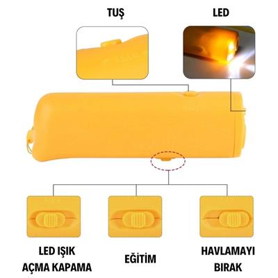 Ultrasonik Köpeksavar Köpek Kovucu Köpek Kornası Eğitim Cihazı (3936)