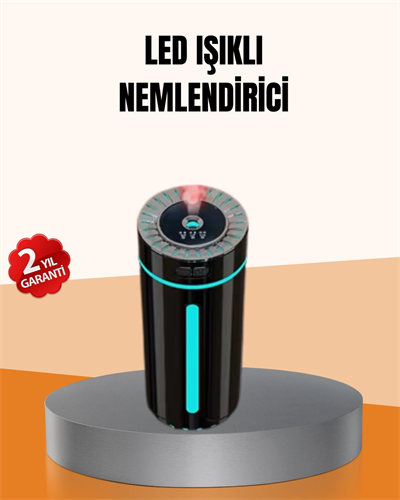 Ultrasonik Nemlendirici LED Işıklı Aromaterapi Difüzör Sessiz Çalışma