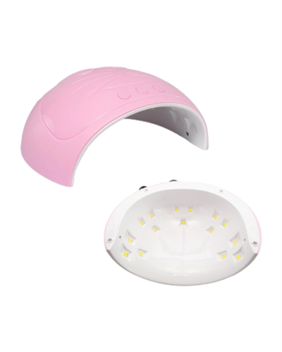 Ultraviyole Işıklı 15 Ledli 45W Oje Kurutucu Makine Pembe