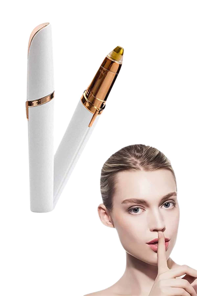 Unısex Şarjlı Kaş Bıyık Alma Epilatörü Hassas Ciltlere Özel Acısız