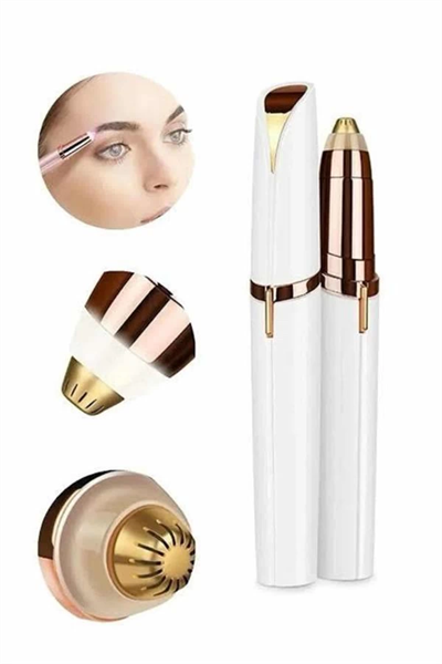 Unısex Şarjlı Kaş Bıyık Alma Epilatörü Hassas Ciltlere Özel Acısız