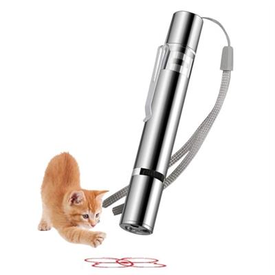 Usb İle Şarj Edilebilen 3In 1 Kırmızı Işık +Beyaz Led Meşale Işık + Uv El Feneri Kedi Lazeri (3936)