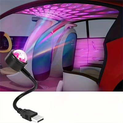 Usb Sese Duyarlı 8 Farklı Mod Işıklı Led Atmosfer Işığı – Ambiyans Aydınlatması Bx40