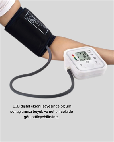 Üst Koldan Ölçüm Dijital Tansiyon Aleti – IHB Aritmi Uyarılı ve Çift Hafızalı