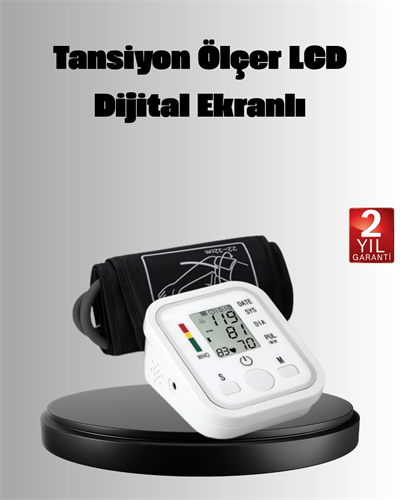 Üst Koldan Ölçüm Dijital Tansiyon Aleti – IHB Aritmi Uyarılı ve Çift Hafızalı