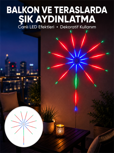 Uygulama Destekli RGB LED  Duvar Aydınlatması Yeni Nesil