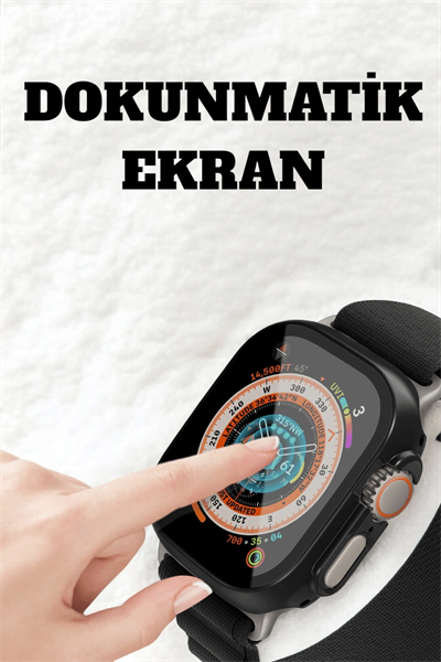 Uyku ve Nabız Takipli, Wireless Şarjlı Akıllı Saat Android ve iOS Uyumlu