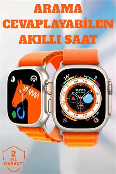 Uyku ve Nabız Takipli, Wireless Şarjlı Akıllı Saat Android ve iOS Uyumlu