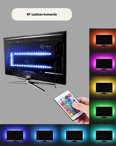 Uzaktan Kumandalı LED TV Arka Işık Şeridi Yeni Nesil