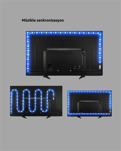 Uzaktan Kumandalı LED TV Arka Işık Şeridi Yeni Nesil
