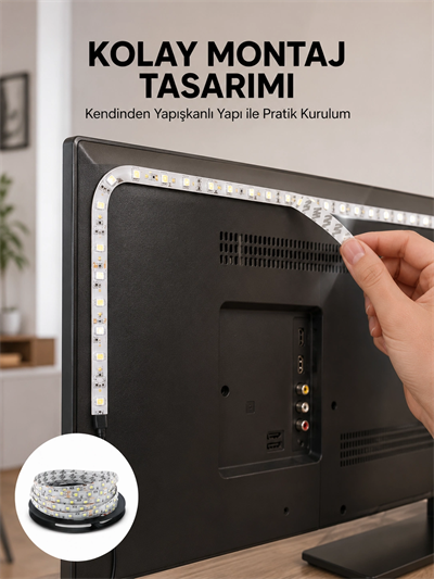 Uzaktan Kumandalı LED TV Arka Işık Şeridi Yeni Nesil