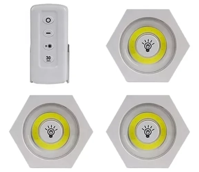 Uzaktan Kumandalı Led Işık Altı Gen [3'lü Set] Bx40