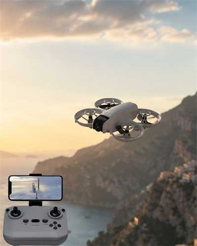 Uzaktan Kumandalı Mini Drone HD Kamera Işıklı Tasarım
