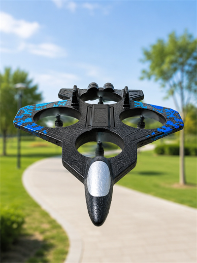 Uzaktan Kumandalı Savaş Uçağı Drone 2.4 GHz Jiroskoplu Tek Tuş Kalkış İniş 360° Dönüş