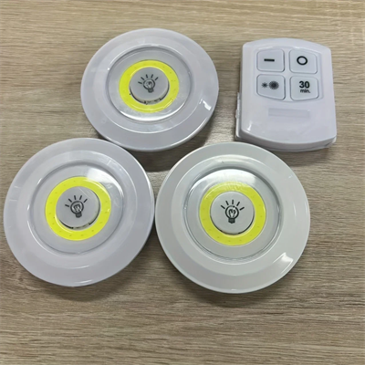 Uzaktan Kumandalı Yapışkanlı 3'lü Led Spot Lamba Bx40