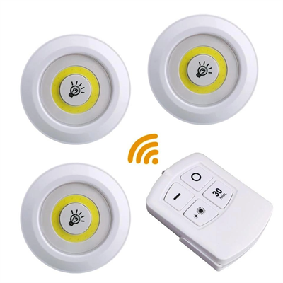 Uzaktan Kumandalı Yapışkanlı 3’lü Led Spot Lamba Bx40