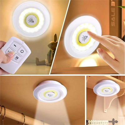 Uzaktan Kumandalı Yapışkanlı Led Spot Lamba Bx40