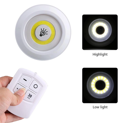 Uzaktan Kumandalı Yapışkanlı Led Spot Lamba Bx40