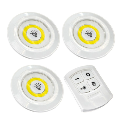 Uzaktan Kumandalı Yapışkanlı Led Spot Lamba Bx40