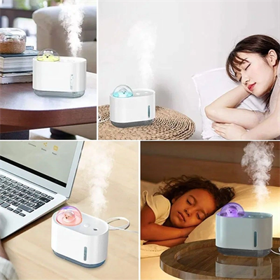 Uzay Ayısı 300 Ml Usb Hava Nemlendirici – Led Işıklı Masaüstü Buhar Makinesi, Yatak Odası & Çocuk Odası İçin Ortam Nemlendirici Bx40