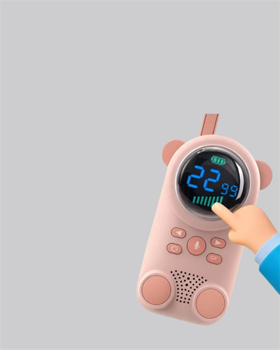 Uzun Menzilli Bebek Telsizi 1-3 Km Çekim 22 Kanal LCD Ekran VOX Şarjlı