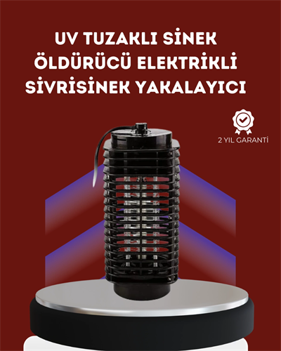 Uzun Ömürlü Elektrikli Sivrisinek Katili – Sessiz Çalışma, Güçlü Performans