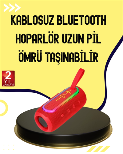 Uzun Pil Ömürlü Bluetooth 5.1 Hoparlör