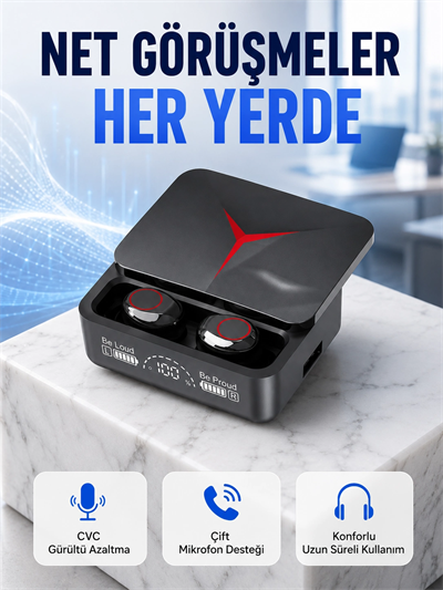 Uzun Pil Ömürlü Bluetooth Kulaklık – Spor ve Günlük Kullanım İçin Uygun Yeni Nesil