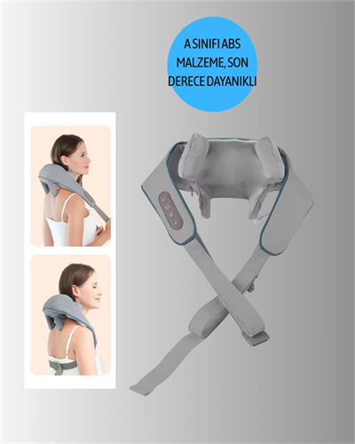 VNB-01 Titreşimli Boyun Masaj Aleti Gri Renk
