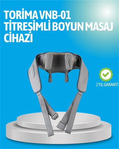 VNB-01 Titreşimli Boyun Masaj Aleti Gri Renk