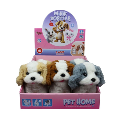 VRD10642 PELUŞ EVCİL KÖPEK (SESLİ VE(Belirtilen fiyat, tekli satış için adet fiyatıdır.)