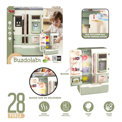 VRD10650 IŞIKLI VE SESLİ AKSESUARLI BUZDOLABI