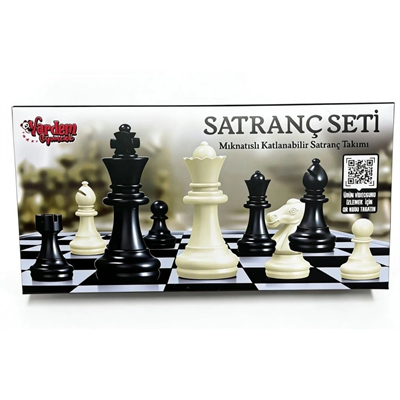 VRD10660 MIKNATISLI KATLANABİLİR SATRANÇ-VRD
