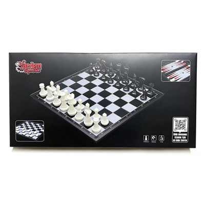 VRD10661 KATLANABİLİR SATRANÇ TAVLA VE DAMA SETİ