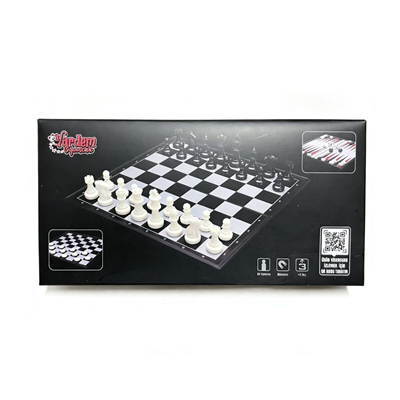 VRD10665 KATLANABİLİR SATRANC TAVLA VE DAMA SETİ
