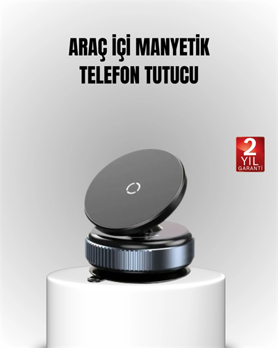 Vakum Adsorpsiyonlu Manyetik Telefon Tutucu Güçlü N52 360° Evrensel Uyumluluk