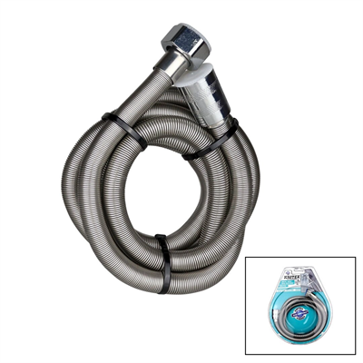 Vakumlu   Metal Yaylı  Duş Hortumu Vakumlu 150cm Bx40