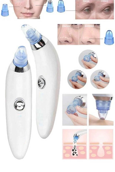 Vakumlu Siyah Nokta Ve Yüz Temizleme Cihazı 4 Başlıklı