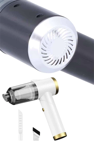 Vakumlu Süpürge Şarjlı Elektrikli Mini Taşınabilir Uzun Ömürlü Hazneli