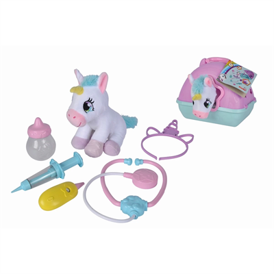 Vet Case with Plush Unicorn