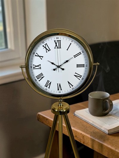 Victoria Gold Tripod Ayaklı Saat