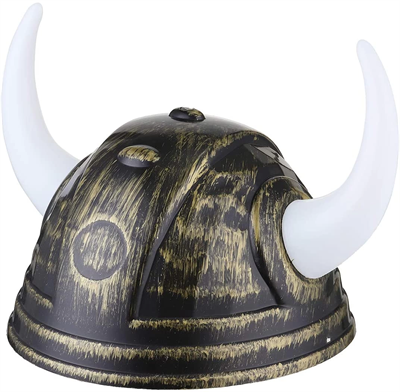 Viking Başlığı Asteriks Başlığı Altın Renk