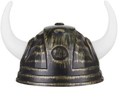 Viking Başlığı Asteriks Başlığı Altın Renk