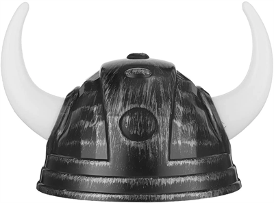 Viking Başlığı Asteriks Başlığı Gümüş Renk