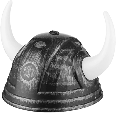 Viking Başlığı Asteriks Başlığı Gümüş Renk