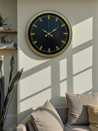 Vintage 40 Cm Metal Modern Duvar Saati