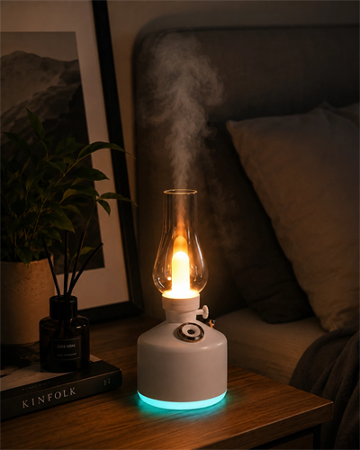 Vintage Aroma Difüzörü Nano Mist LED Işıklı Taşınabilir Nemlendirici