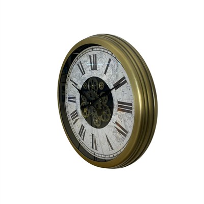 Vintage Aurea 60 Cm Çarklı Duvar Saati