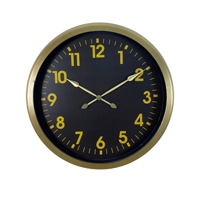 Vintage Klasik 60 x 60 Cm Metal Duvar Saati