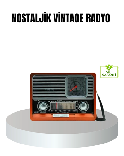 Vintage Radyo – Nostaljik Tasarım ve Modern Teknoloji Bir Arada